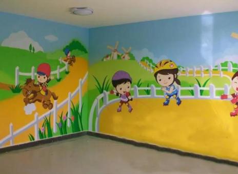 甘洛幼儿园墙体彩绘制作流程及注意事项