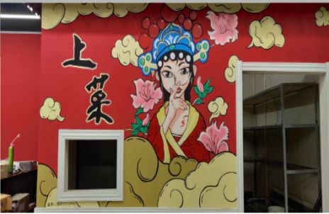 甘洛墙体彩绘的发展和应用