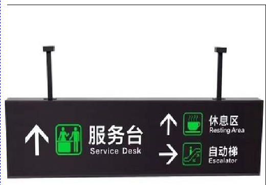 甘洛吊牌灯箱制作流程。